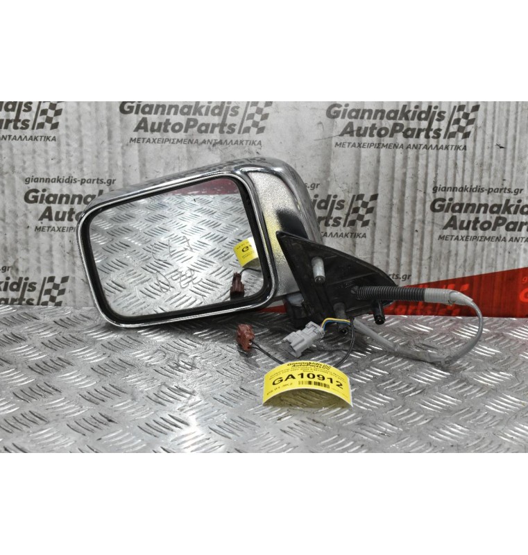 Καθρέπτης Ηλεκτρικός Αριστερός Nissan Navara D22 2001-2005 E4012089 (3+2 pins) Νίκελ