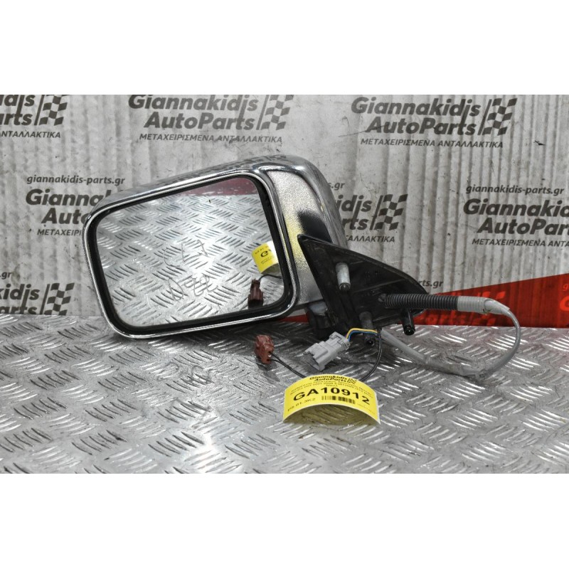 Καθρέπτης Ηλεκτρικός Αριστερός Nissan Navara D22 2001-2005 E4012089 (3+2 pins) Νίκελ