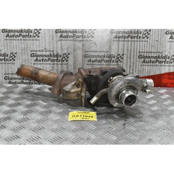 Turbo/Τουρμπίνα Mitsubishi L200 4D56 1997-2001 TF035HM-12T-4 (Λαδι-Νερό) (5 Βίδες)
