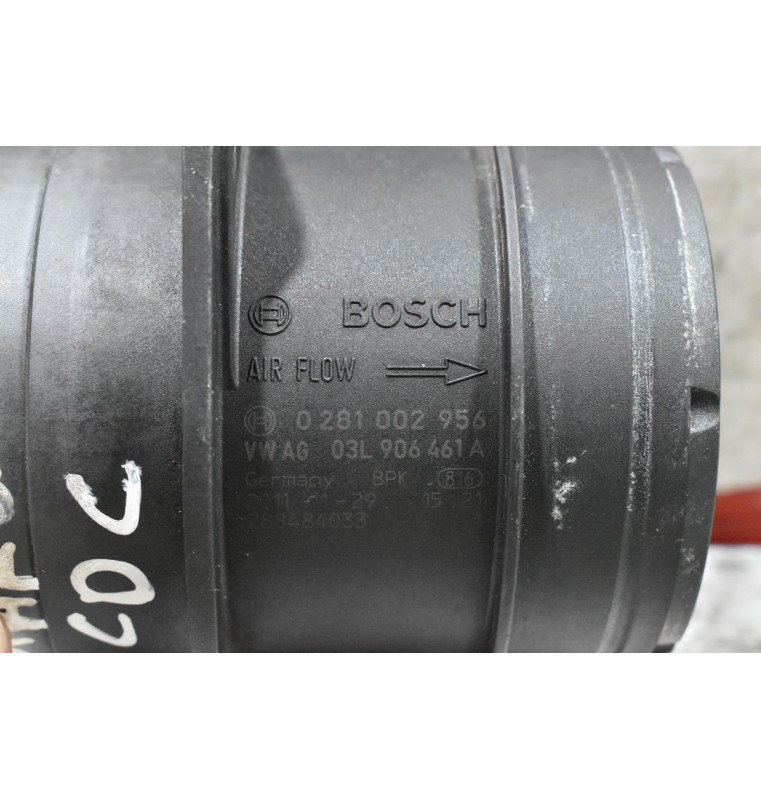 Μετρητής Μάζας Αέρα MAF Volkswagen Amarok CDC 2.0cc BiTDI 163ps 2010-2018 BOSCH 0281002956 03L906461A (4pins)