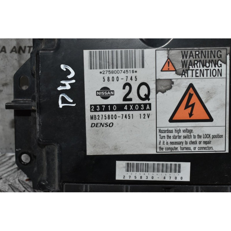 Εγκέφαλος Nissan Navara D40 YD25 DENSO 23710 4X034 MB275800-7451