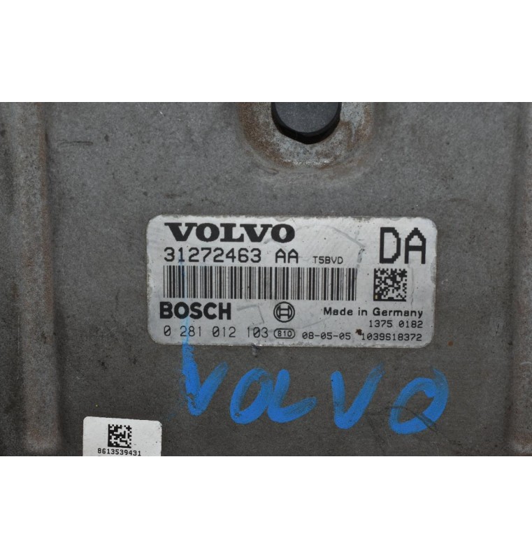 Εγκέφαλος Volvo S60 2.4 D5 2000-2010 BOSCH 31272463AA 0281012103