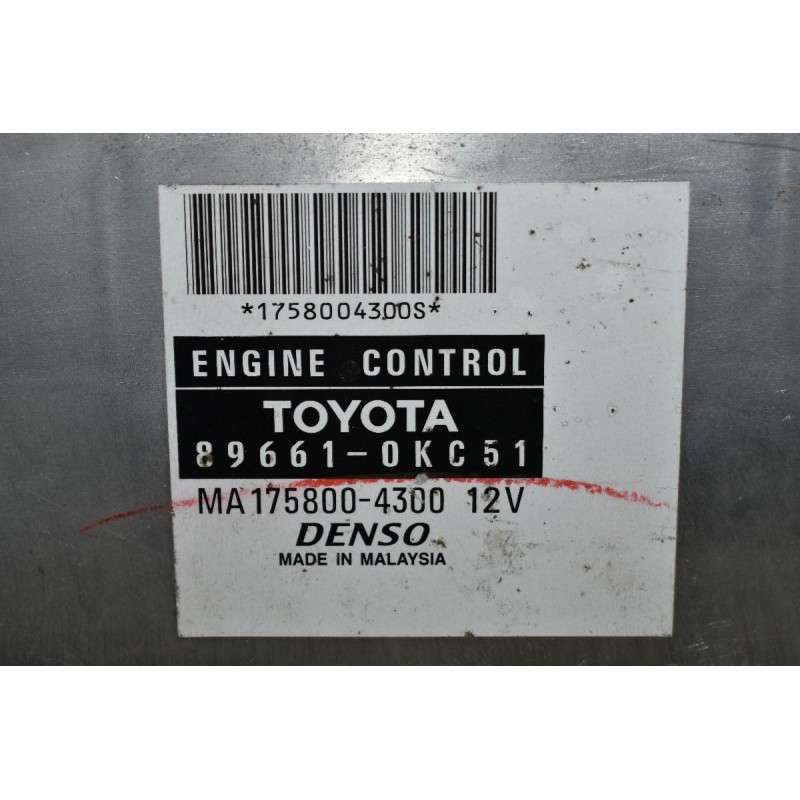 Εγκέφαλος Toyota Hilux 3.0 2005-2012 DENSO 89661-0KC51 175800-4300