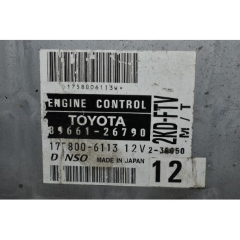 Εγκέφαλος Κινητήρα Toyota Hiace 2.5 D4D 2KD 2001-2010 DENSO 89661-26790