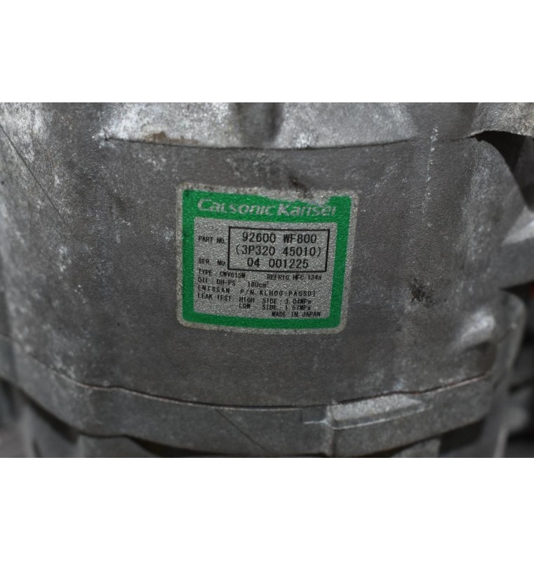 Κομπρεσέρ Aircondition - A/C Nissan X-Trail 2.0 QR20 2002-2010 92600-WF800