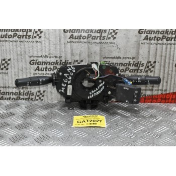 Φλασιέρα/Διακόπτες Φώτων Φλας/Υαλοκαθαριστήρων Renault Megane 1.5 DCi 2002-2006 61835909(5+15+6pins) (Χαλασμένη Σερπαντίνα)