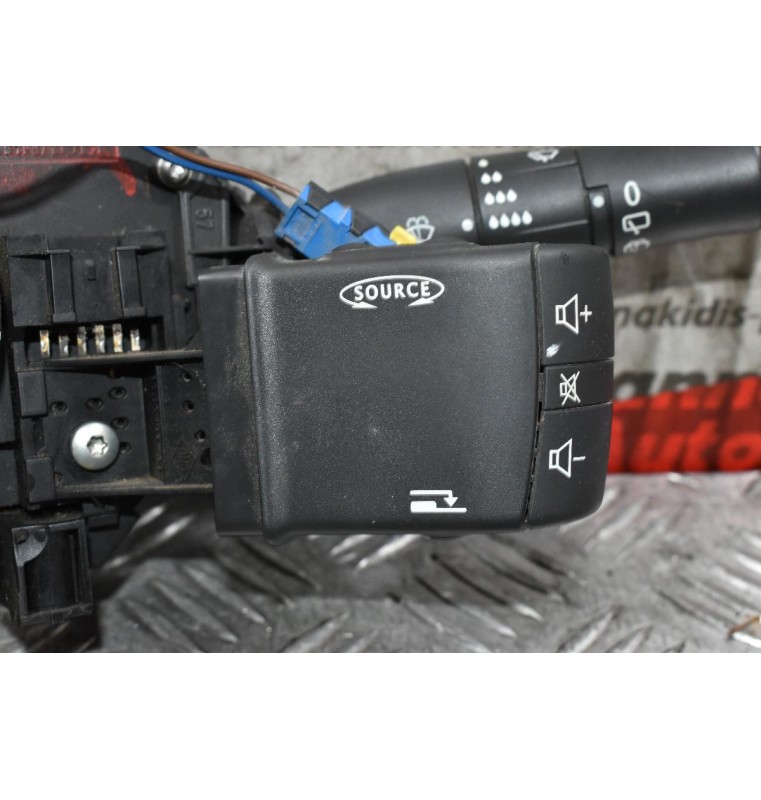 Φλασιέρα/Διακόπτες Φώτων Φλας/Υαλοκαθαριστήρων Renault Megane 1.5 DCi 2002-2006 61835909(5+15+6pins) (Χαλασμένη Σερπαντίνα)