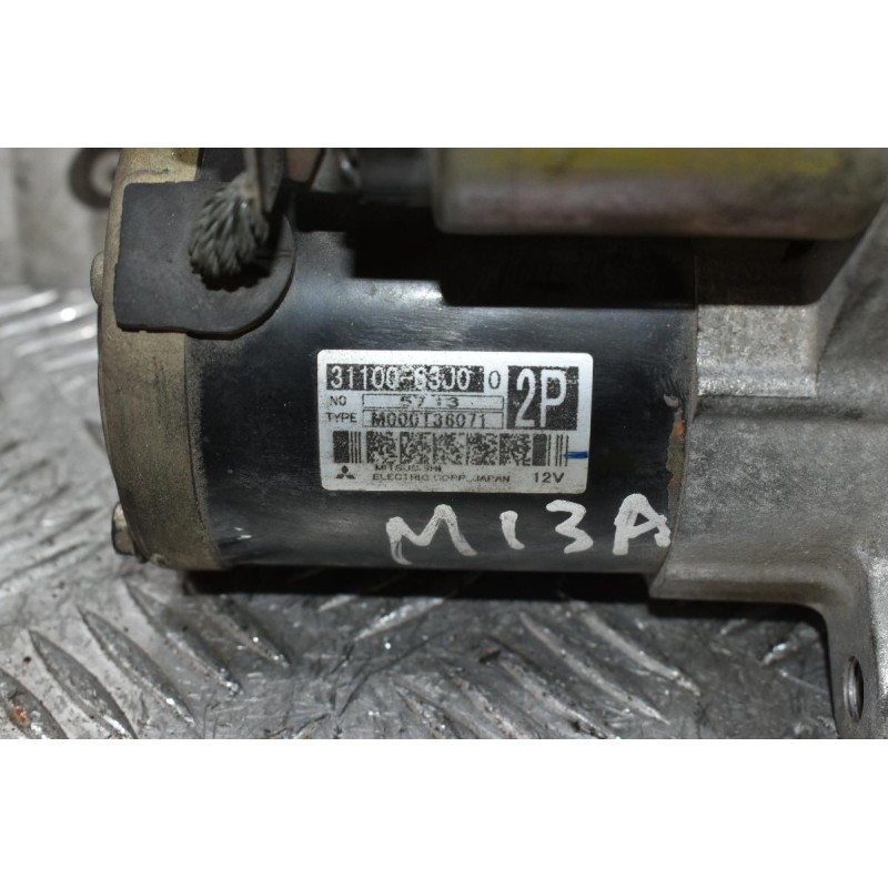 Μίζα Suzuki Swift SX4 Jimny Liana Wagon R+ Ignis 1.6 1.5 1.3 M16A M13A M15A 2006-2014 (Γνήσια) 31100-63J00 M000T36071 (Fiat Sedici Opel Agila)