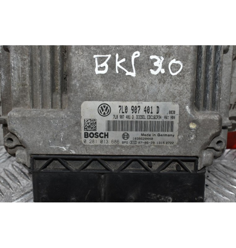 Εγκέφαλος Volkswagen Touareg 3.0 BKS 2003-2010 BOSCH 7L0907401D 0281013686