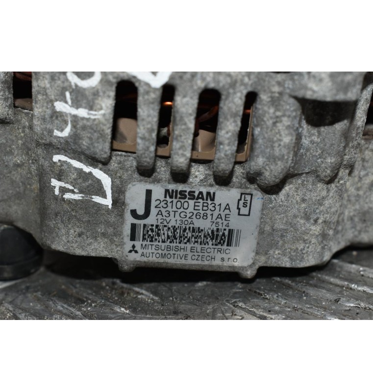Δυναμό Nissan Navara D40 2.5 DCI YD25 2005-2010 23100-ΕΒ31Α 130A