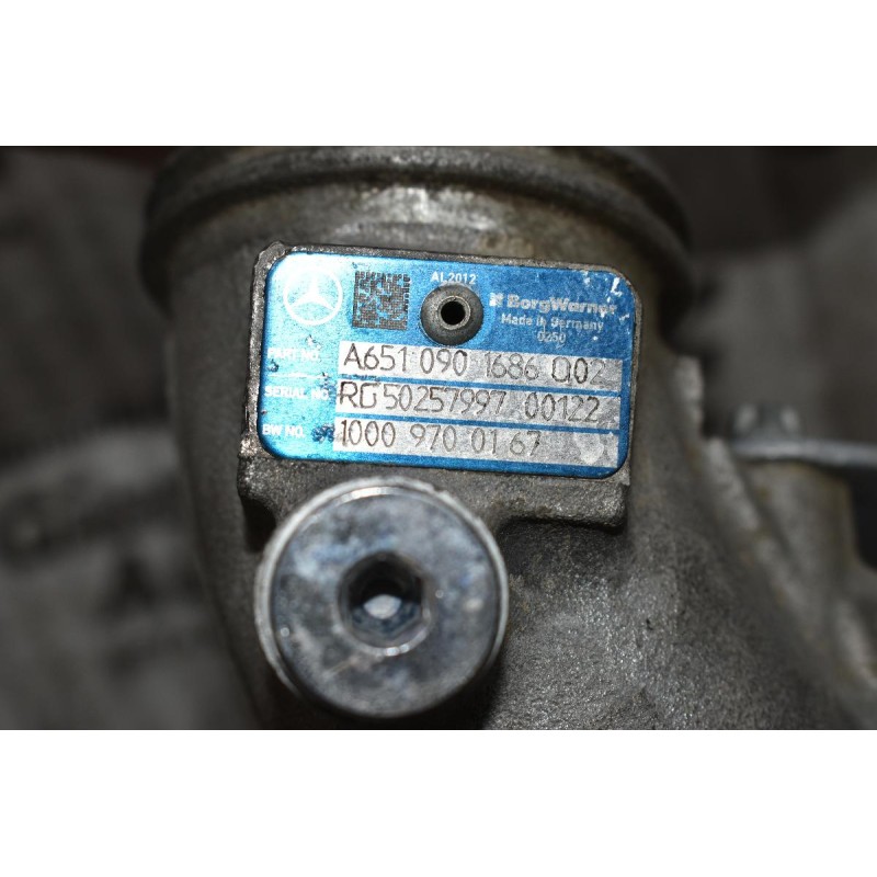 Turbo/Τουρμπίνα Mercedes-Benz Vito 114 2.1 2.2 CDI 651940 2015-2018 Α6510901686002