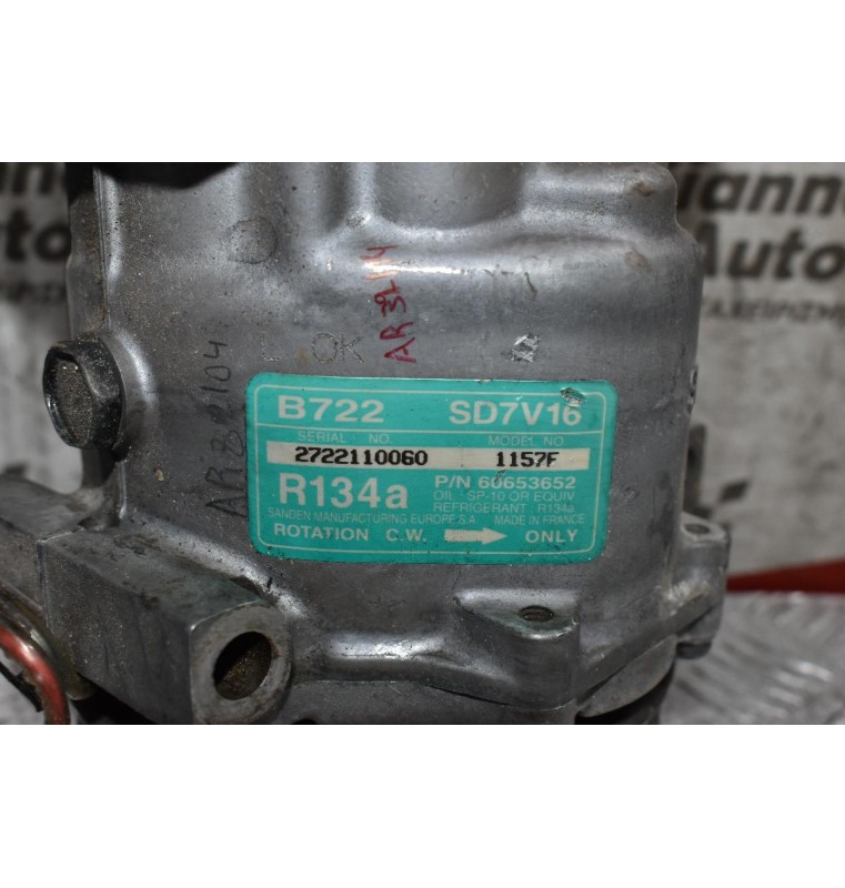 Κομπρεσέρ Aircondition - A/C Alfa Romeo Alfa 147 1.6 16V AR32104 120ps 1999-2006  SANDEN SD7V16 1157F 2722110060