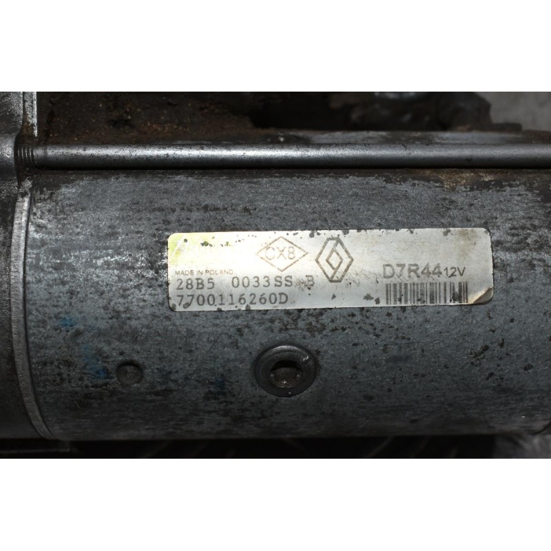 Μίζα Renault Trafic / Opel Vivaro / Nissan Primastar 1.9cc F9Q U760 2002-2006 D7R44 7700116260D