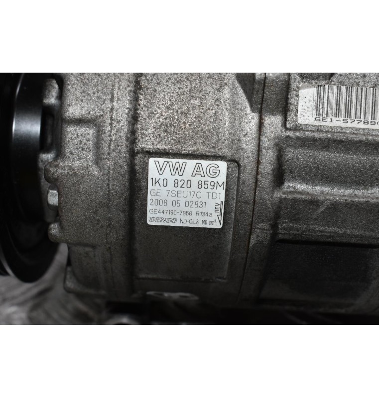 Κομπρεσέρ Aircondition Volkswagen Golf IV 1.4cc TSI BMY 2008-2013 DENSO 1Κ0820859Μ GE447190-7956