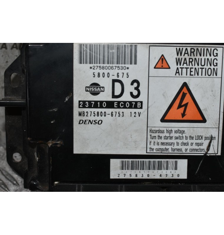 Εγκέφαλος Nissan Navara YD25 D40 2005-2010 23710-EC07B DENSO MB275800-6753