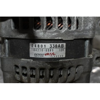 Δυναμό Jeep Cherokee / Wrangler 2.8 CRD VM52C 2007-2015 04801-338AB 104210-6080 (Dodge Nitro)