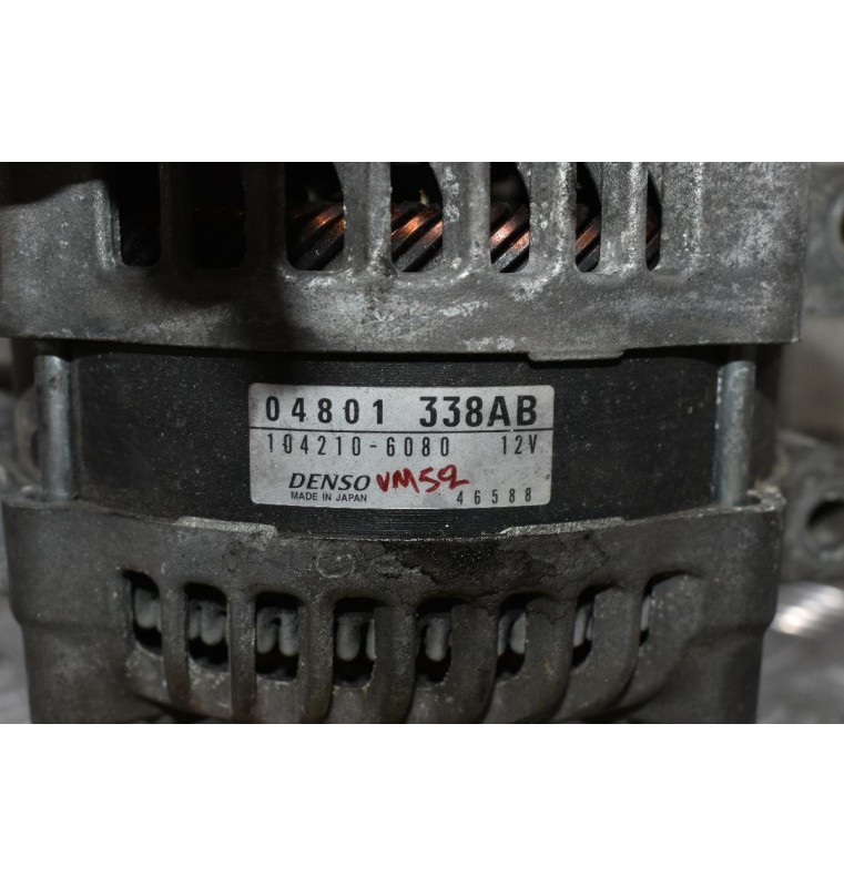 Δυναμό Jeep Cherokee / Wrangler 2.8 CRD VM52C 2007-2015 04801-338AB 104210-6080 (Dodge Nitro)