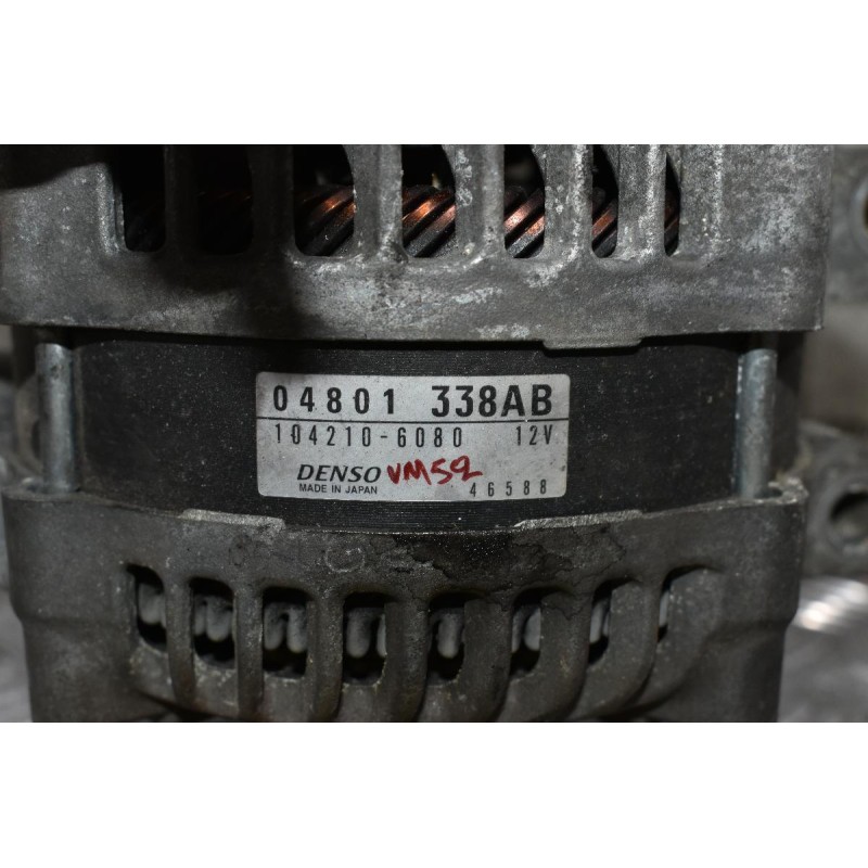 Δυναμό Jeep Cherokee / Wrangler 2.8 CRD VM52C 2007-2015 04801-338AB 104210-6080 (Dodge Nitro)