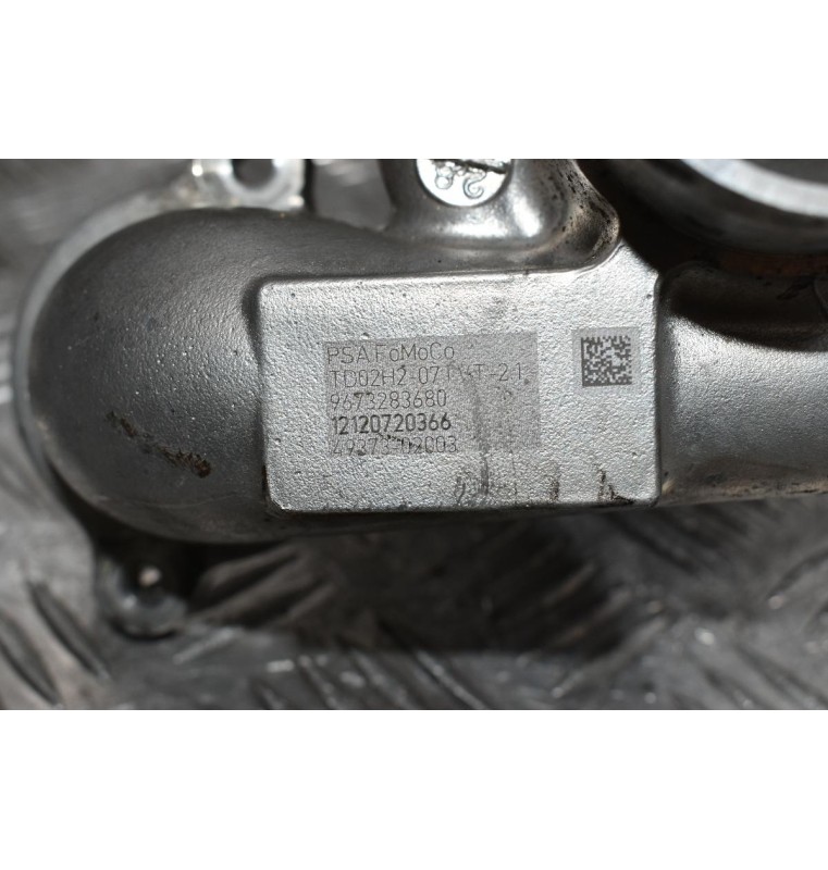 Turbo/Τουρμπίνα Citroen Berlingo 1.6 9H06 HDI 2008-2015 TD02H2-07TVT-21 9673283680 49373-02003 (Γνήσια)