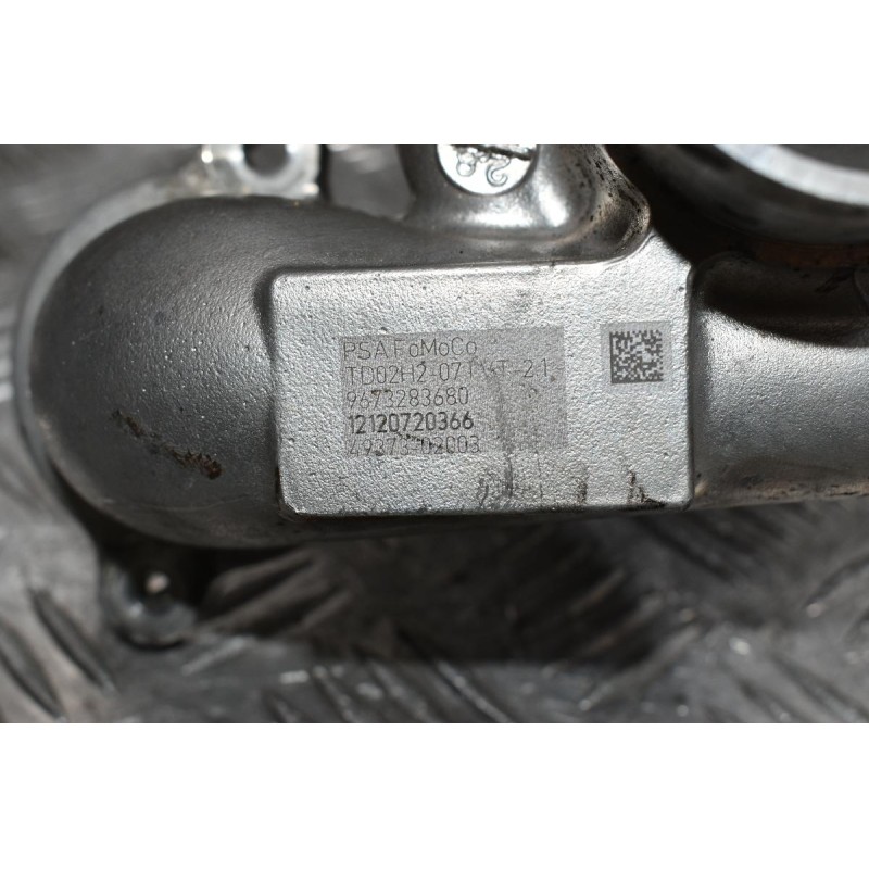 Turbo/Τουρμπίνα Citroen Berlingo 1.6 9H06 HDI 2008-2015 TD02H2-07TVT-21 9673283680 49373-02003 (Γνήσια)