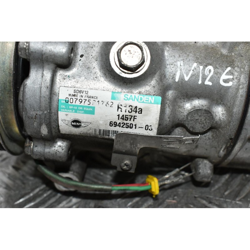 Κομπρεσέρ Aircondition Mini Cooper R56 N12E16AA 2006-2011 SANDEN 6942501-03