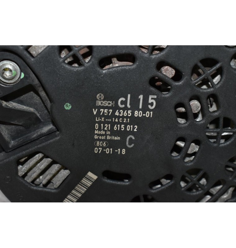 Δυναμό Mini Cooper 1.6 2006-2013 0121615012 V757436580-01 (N16B16A N12B16) (Γνήσιος)