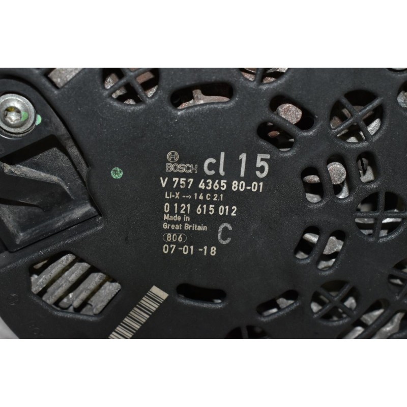 Δυναμό Mini Cooper 1.6 2006-2013 0121615012 V757436580-01 (N16B16A N12B16) (Γνήσιος)