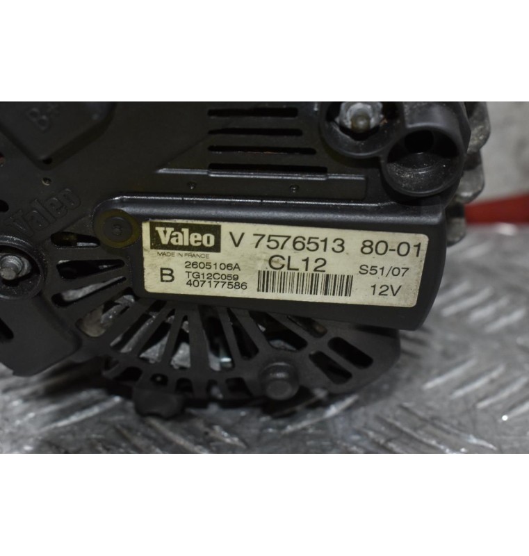 Δυναμό Citroen C4 1.6 2006-2013 V757651380-01 (Γνήσιος) (Mini Cooper / Clubman - Peugeot 207 / 308)