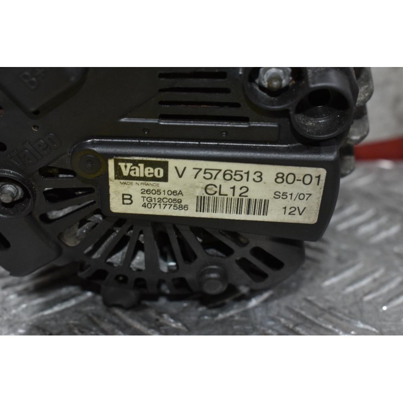 Δυναμό Citroen C4 1.6 2006-2013 V757651380-01 (Γνήσιος) (Mini Cooper / Clubman - Peugeot 207 / 308)