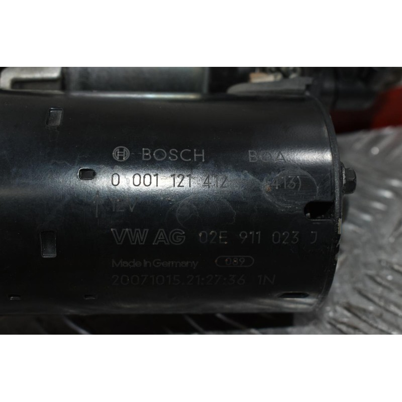 Μίζα Volkswagen Golf Jetta Passat Eos Scirocco 1.4 2.0 3.2 TSI TFSI 2004-2012 0001121412 02E911023J (Γνήσια) (Skoda Octavia Audi A3 TT TTS Seat Leon) BPY CCTA CBFA AXX BWA CCZ BMY CDMA CAV CBPA BLS