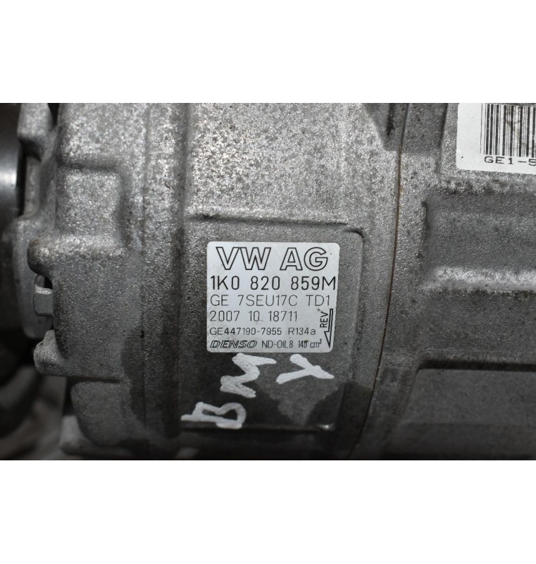 Κομπρεσέρ Aircondition Volkswagen Golf IV 1.4cc TSI BMY 2008-2013 DENSO 1Κ0820859Μ GE447190-7955