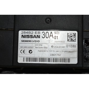 Πλακέτα Ανεσης Nissan Navara D40 2005-2010 Siemens 284B2-EB30A