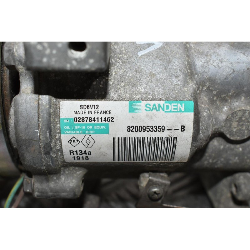 Κομπρεσέρ Aircondition - A/C Κλιματισμός Renault Clio / Kangoo K9K 2002-2010 SANDEN 8200953359