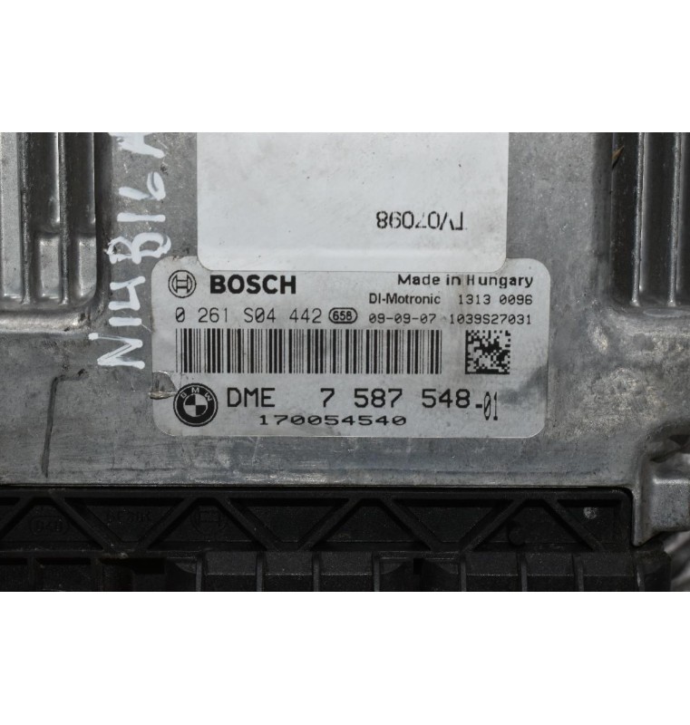 Εγκέφαλος Mini Cooper R56 N14B16AB 2006-2011 BOSCH DME7587548-01 0261S04442