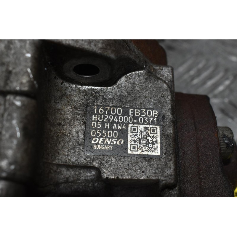 Αντλία Πετρελαίου Nissan Navara D40 2005-2010 DENSO 16700-EB30B HU294000-0371 (Euro 3)