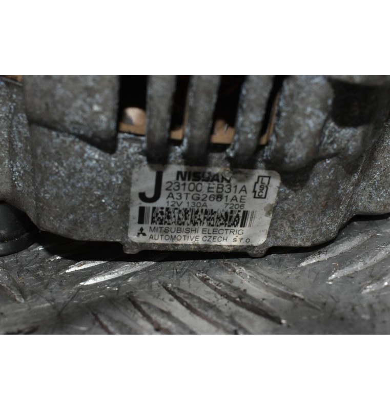 Δυναμό Nissan Navara D40 2.5 DCI YD25 2005-2010 23100-ΕΒ31Α 130A
