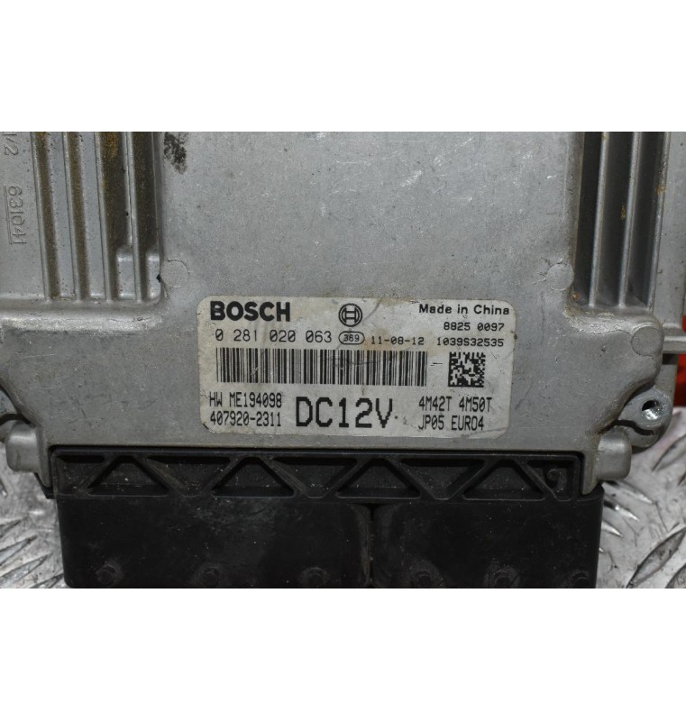 Εγκέφαλος Mitsubishi Canter 4M42/4M50 Bosch DC12v EURO4 2000-2010 0281020063 ME194098 407920-2311