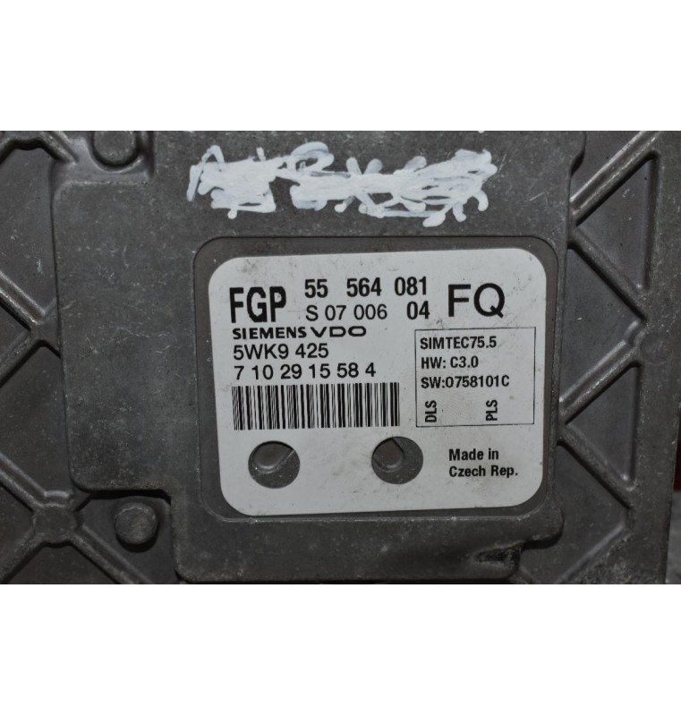 Εγκέφαλος Opel Zafira 1.8 Z18XER 2004-2010 SIEMENS 55564081 S0700604 5WK9425 7102915584