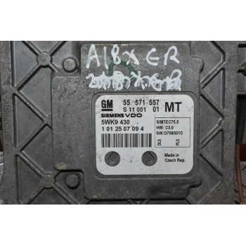 Εγκέφαλος Opel Zafira 1.8 A18XER 2004-2010 SIEMENS 55571557 S1100101 5WK9430 1012507094