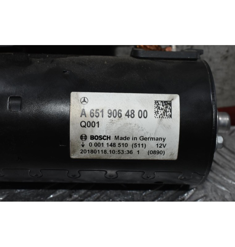 Μίζα Mercedes-Benz GLC250 4WD 651921 2014-2020 BOSCH A6519064800 0001148510 (511)