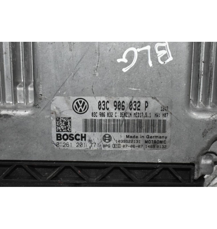 Εγκέφαλος Volkswagen Golf 1.4 TSI BLG 2006-2012 BOSCH 03C906032P MED17.5.1 0261201771