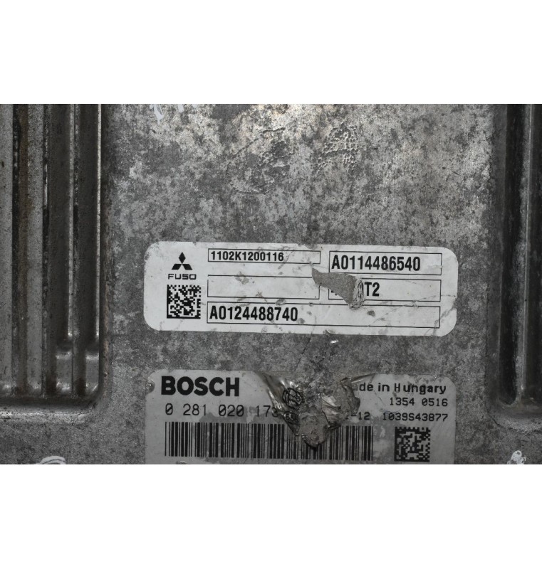 Εγκέφαλος Mitsubishi Canter Fuso 3.0cc Bosch Euro6 4P10T4 2010-2017 0281020173 MK667731 A0124488740 EDC17 (HYBRID)