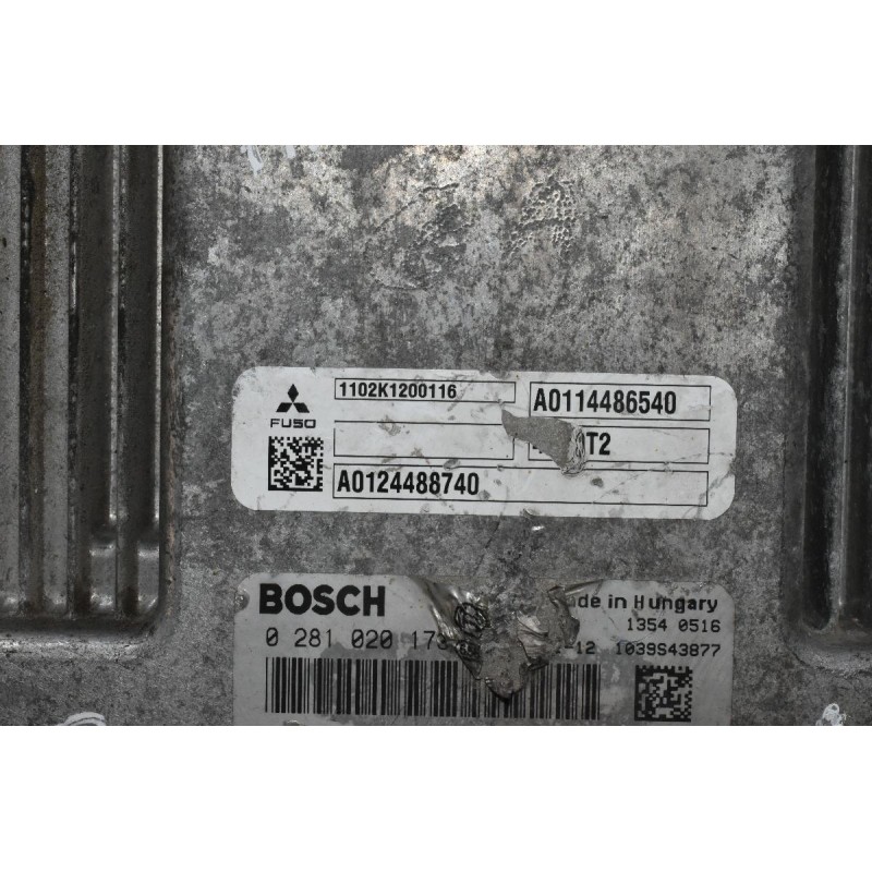 Εγκέφαλος Mitsubishi Canter Fuso 3.0cc Bosch Euro6 4P10T4 2010-2017 0281020173 MK667731 A0124488740 EDC17 (HYBRID)