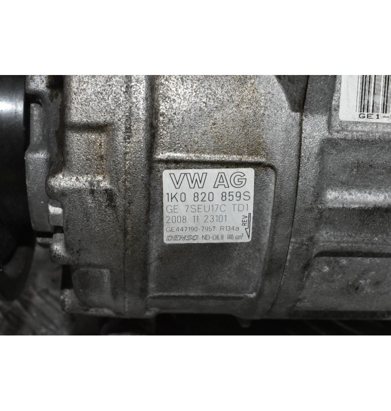 Κομπρεσέρ Aircondition Volkswagen Golf IV 1.4cc TSI BLG 2008-2013 1K0820859S GE7SU17CTD1 (Σπασμένη Τροχαλία)