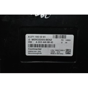 Εγκέφαλος Mercedes-Benz E200 1.8 271860 2010-2016 Α2711500391 Α0034468840