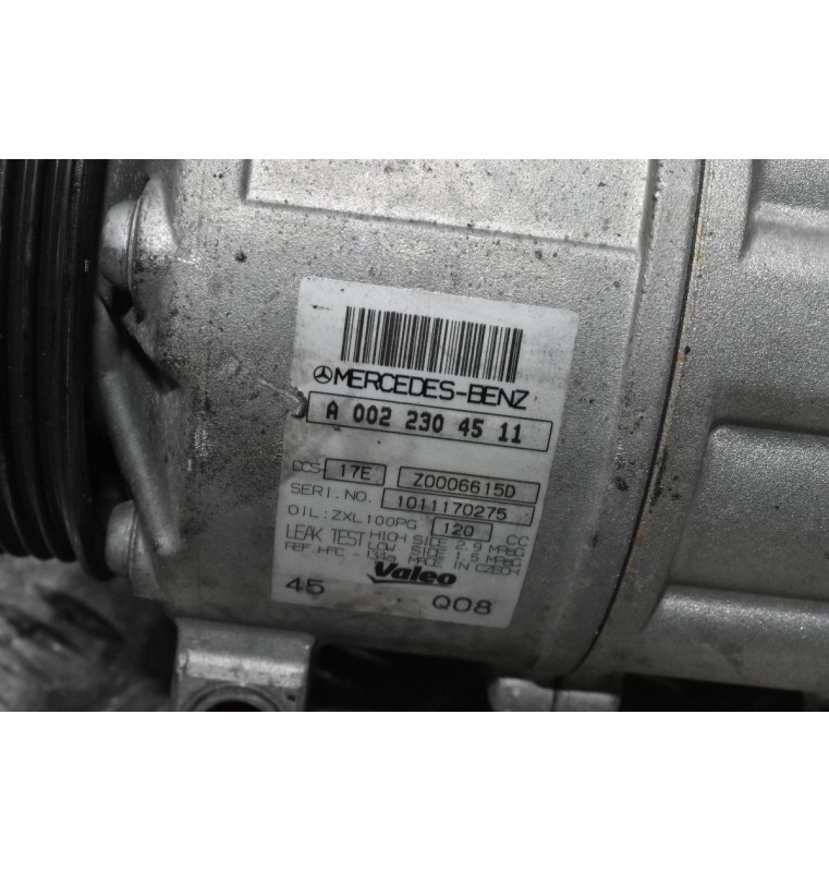 Κομπρεσέρ Aircondition - A/C Mercedes-Benz E (A207) E 250 CGI 271860 2010-2016 A0022304511 (Μικρό Σπάσιμο Στην Τροχαλία)