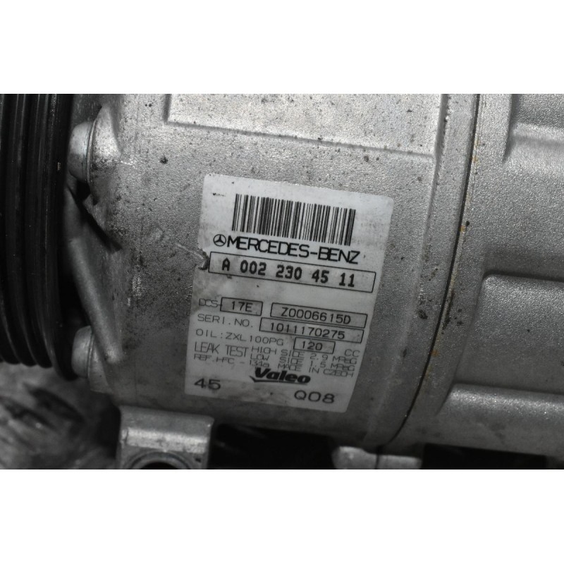 Κομπρεσέρ Aircondition - A/C Mercedes-Benz E (A207) E 250 CGI 271860 2010-2016 A0022304511 (Μικρό Σπάσιμο Στην Τροχαλία)