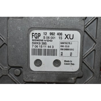 Εγκέφαλος Opel Zafira 1.8 Z18XER 2004-2010 SIEMENS 12992406 S0600115 5WK9395 7061511443 XU