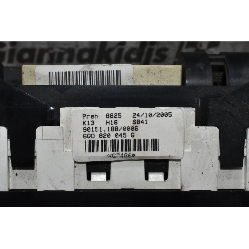 Χειριστήριο Καλοριφέρ Volkswagen Polo 2005-2009 6Q0820045G