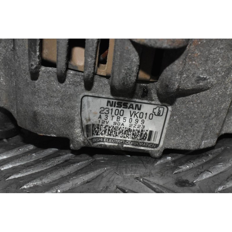 Δυναμό Nissan Navara D22 YD25 133PS 2001-2005 23100-VK010 90A
